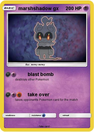 Pokemon marshshadow gx