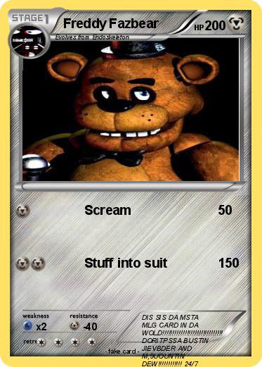 Pokemon Freddy Fazbear