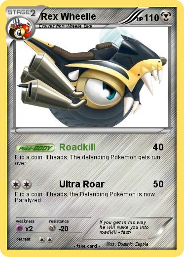 Pokemon Rex Wheelie