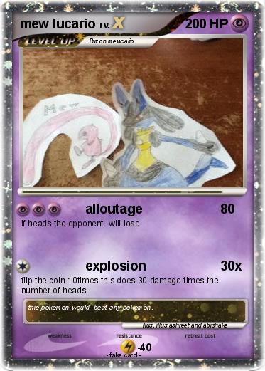Pokemon mew lucario