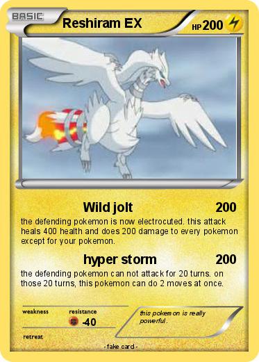 Pokemon Reshiram EX