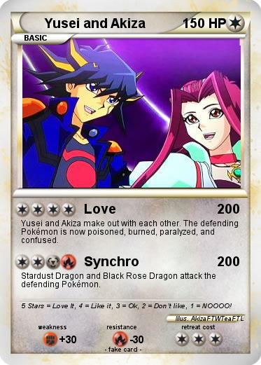 Pokemon Yusei and Akiza