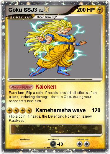 Pokemon Goku SSJ3