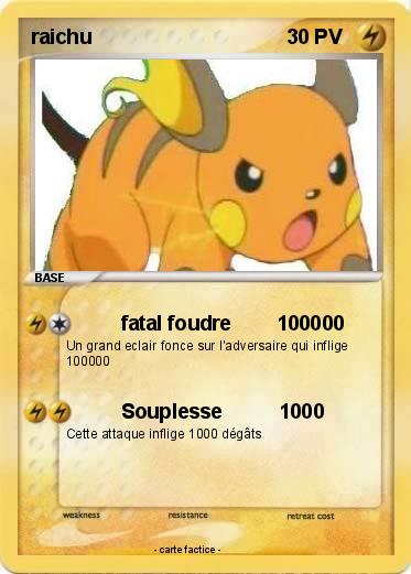 Pokemon raichu
