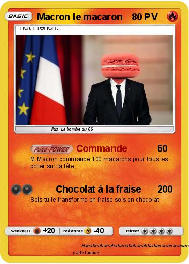 Pokemon Macron le macaron
