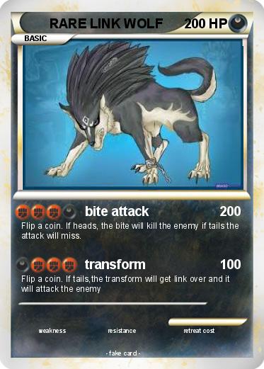 Pokemon RARE LINK WOLF