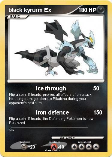 Pokemon black kyrurm Ex