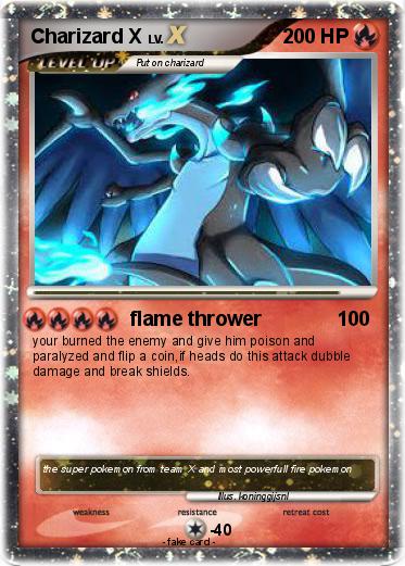 Pokemon Charizard X