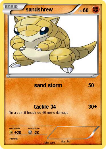 Pokemon sandshrew
