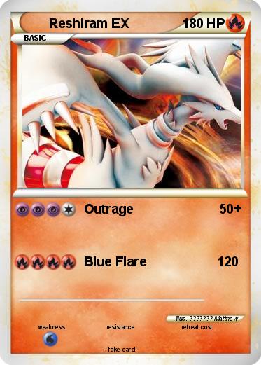 Pokemon Reshiram EX