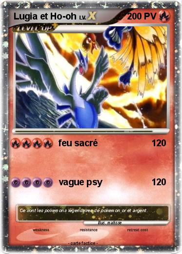 Pokemon Lugia et Ho-oh