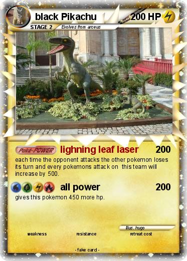 Pokemon black Pikachu