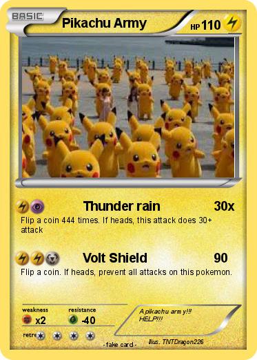 Pokemon Pikachu Army