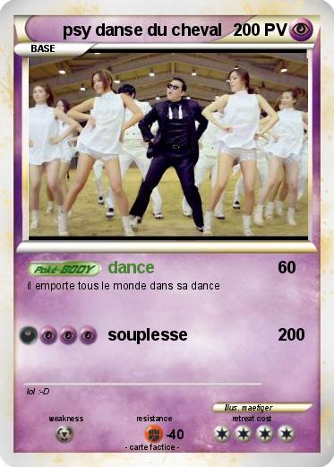 Pokemon psy danse du cheval