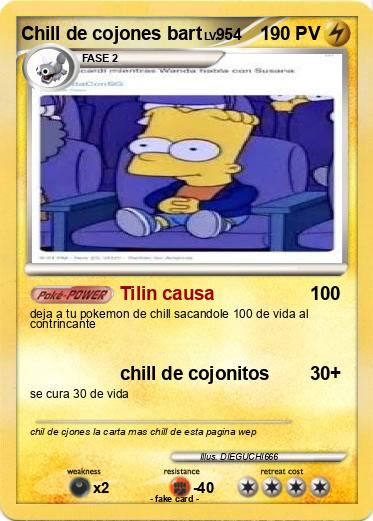 Pokemon Chill de cojones bart