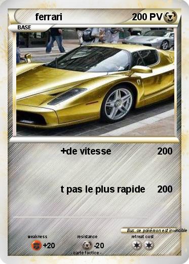 Pokemon ferrari