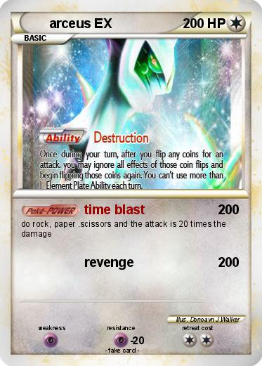 Pokemon arceus EX
