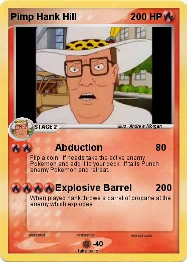 Pokemon Pimp Hank Hill