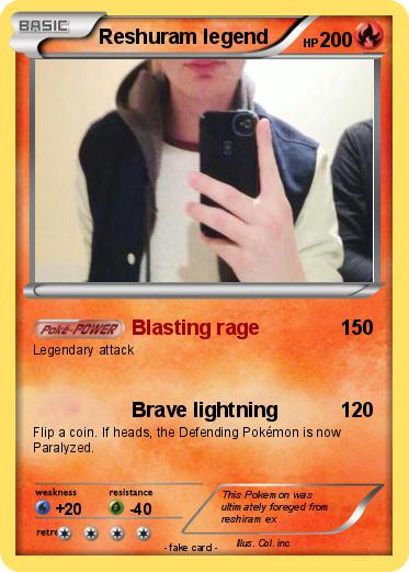 Pokemon Reshuram legend
