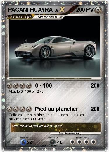 Pokemon PAGANI HUAYRA
