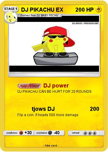 Pokemon DJ PIKACHU EX