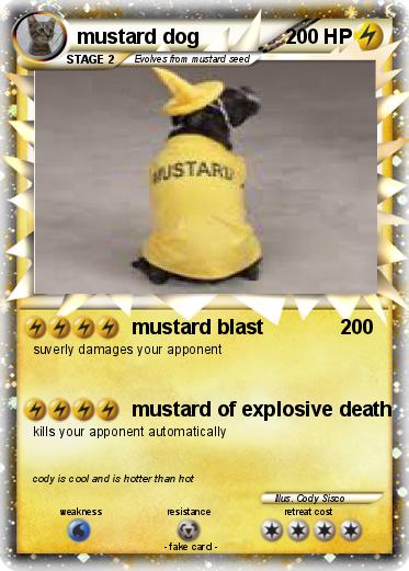 Pokemon mustard dog