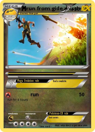 Pokemon run from gide missle