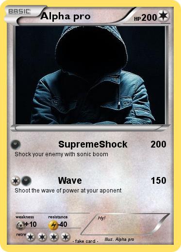 Pokemon Alpha pro