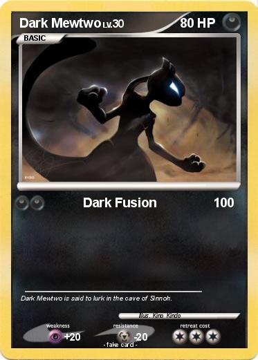 Pokemon Dark Mewtwo