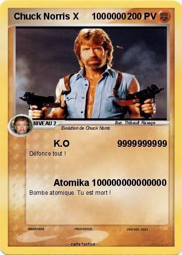 Pokemon Chuck Norris X     1000000
