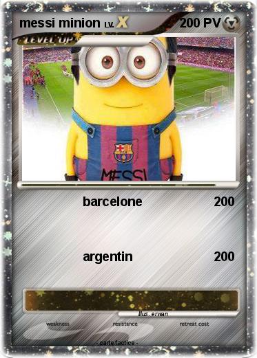 Pokemon messi minion