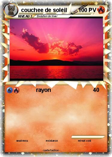 Pokemon couchee de soleil