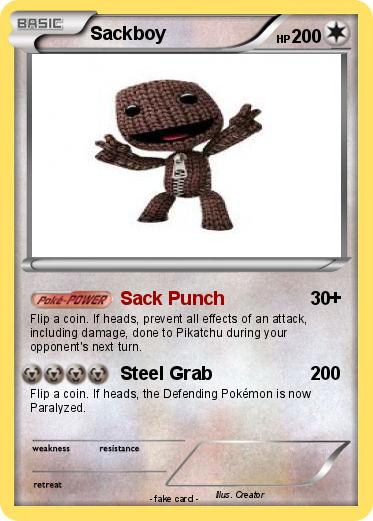 Pokemon Sackboy