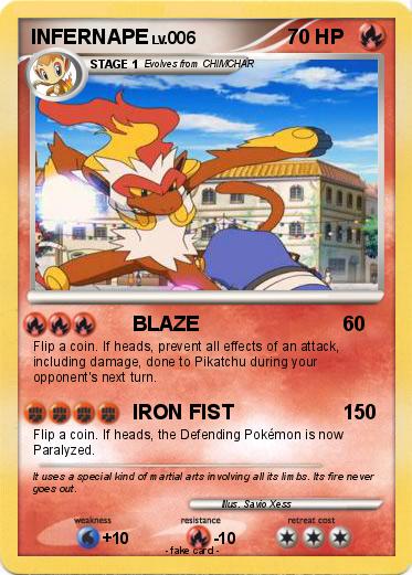 Pokemon INFERNAPE
