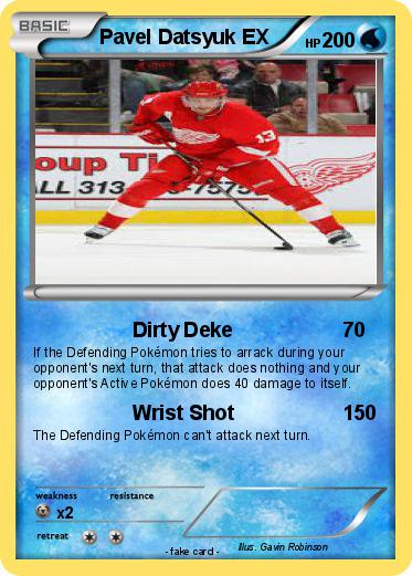 Pokemon Pavel Datsyuk EX