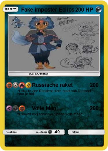 Pokemon Fake imposter Eclips