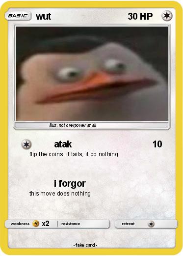 Pokemon wut