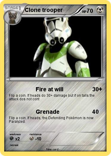 Pokemon Clone trooper