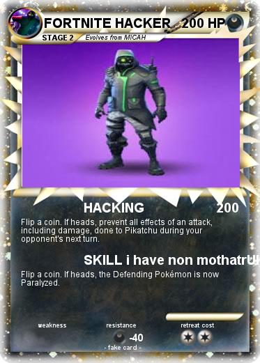 Pokemon FORTNITE HACKER
