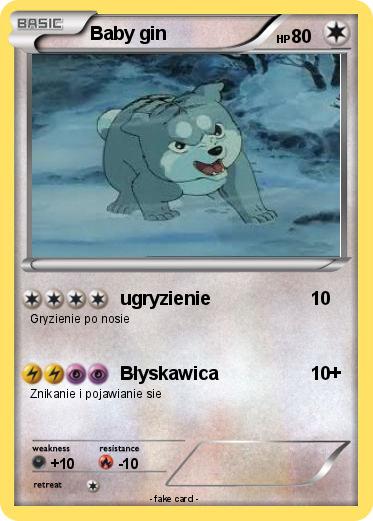 Pokemon Baby gin
