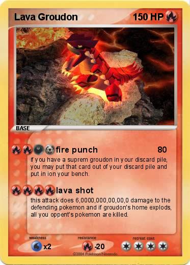 Pokemon Lava Groudon