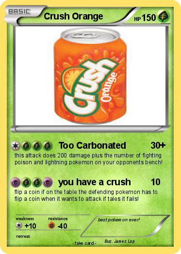 Pokemon Crush Orange