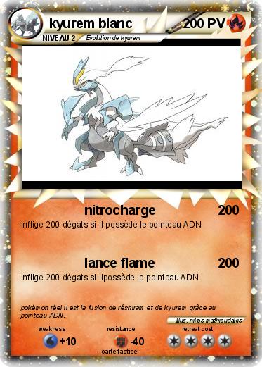 Pokemon kyurem blanc
