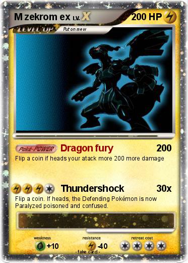 Pokemon M zekrom ex