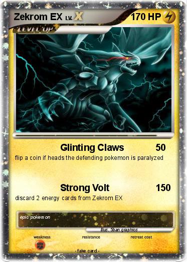 Pokemon Zekrom EX