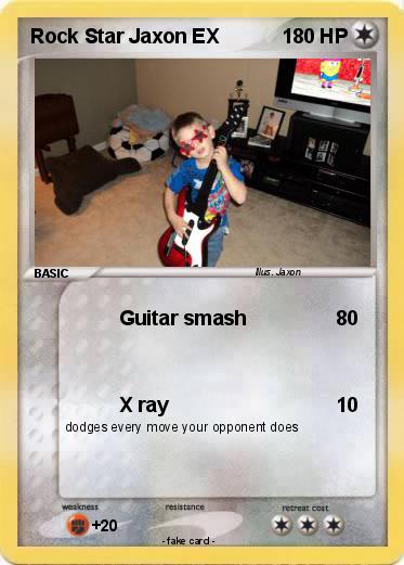 Pokemon Rock Star Jaxon EX