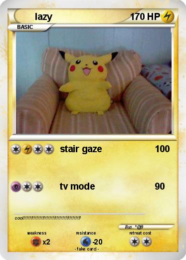 Pokemon lazy