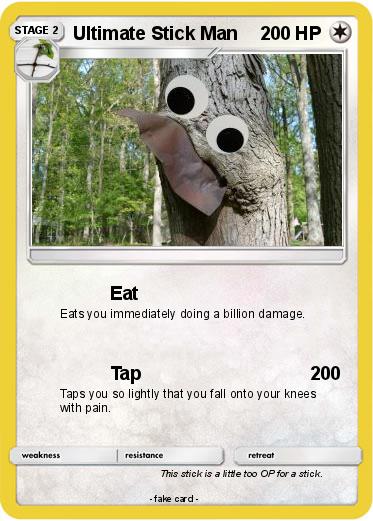 Pokemon Ultimate Stick Man