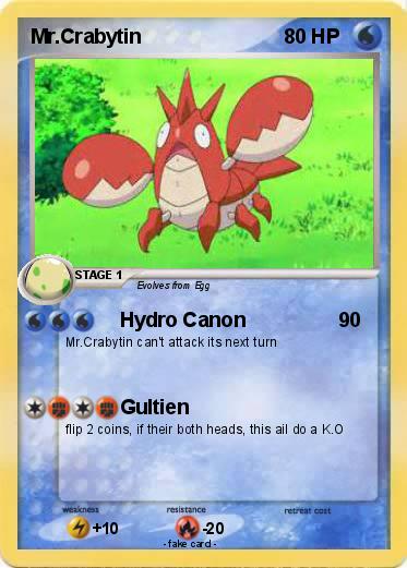 Pokemon Mr.Crabytin