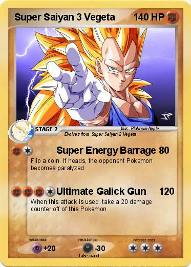 Pokemon Super Saiyan 3 Vegeta